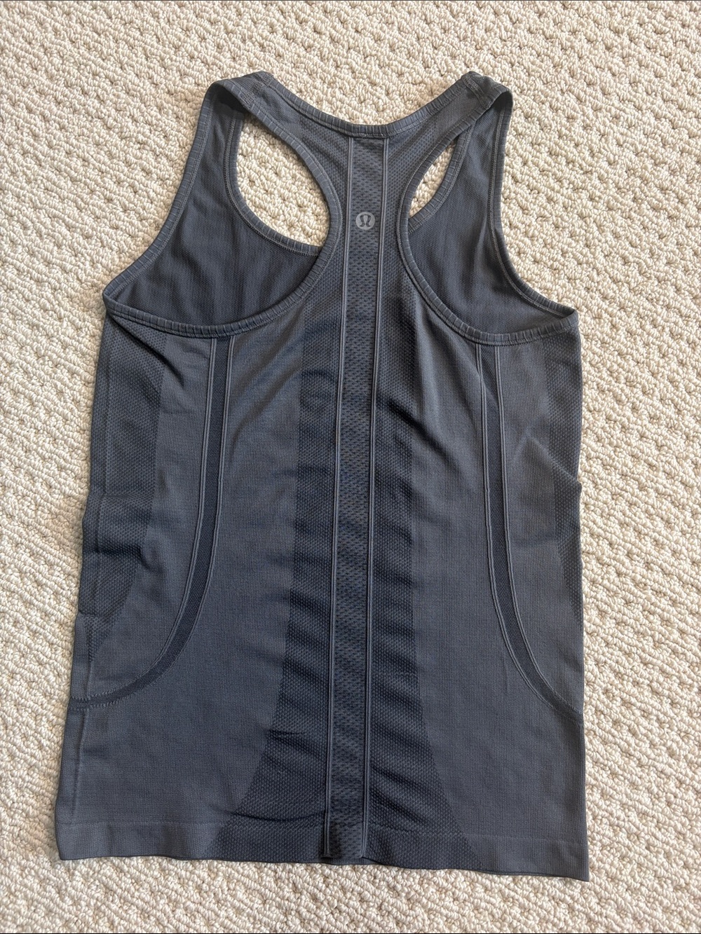 lululemon athletica Dark Gray Mesh-Panel Racerback Tank - Picture 2 of 3